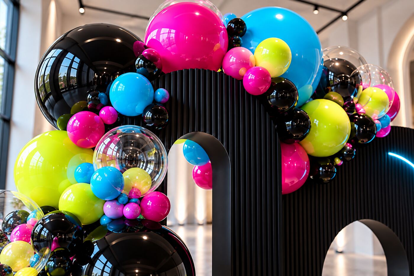 Electric Afterglow — Close detail of balloon layering