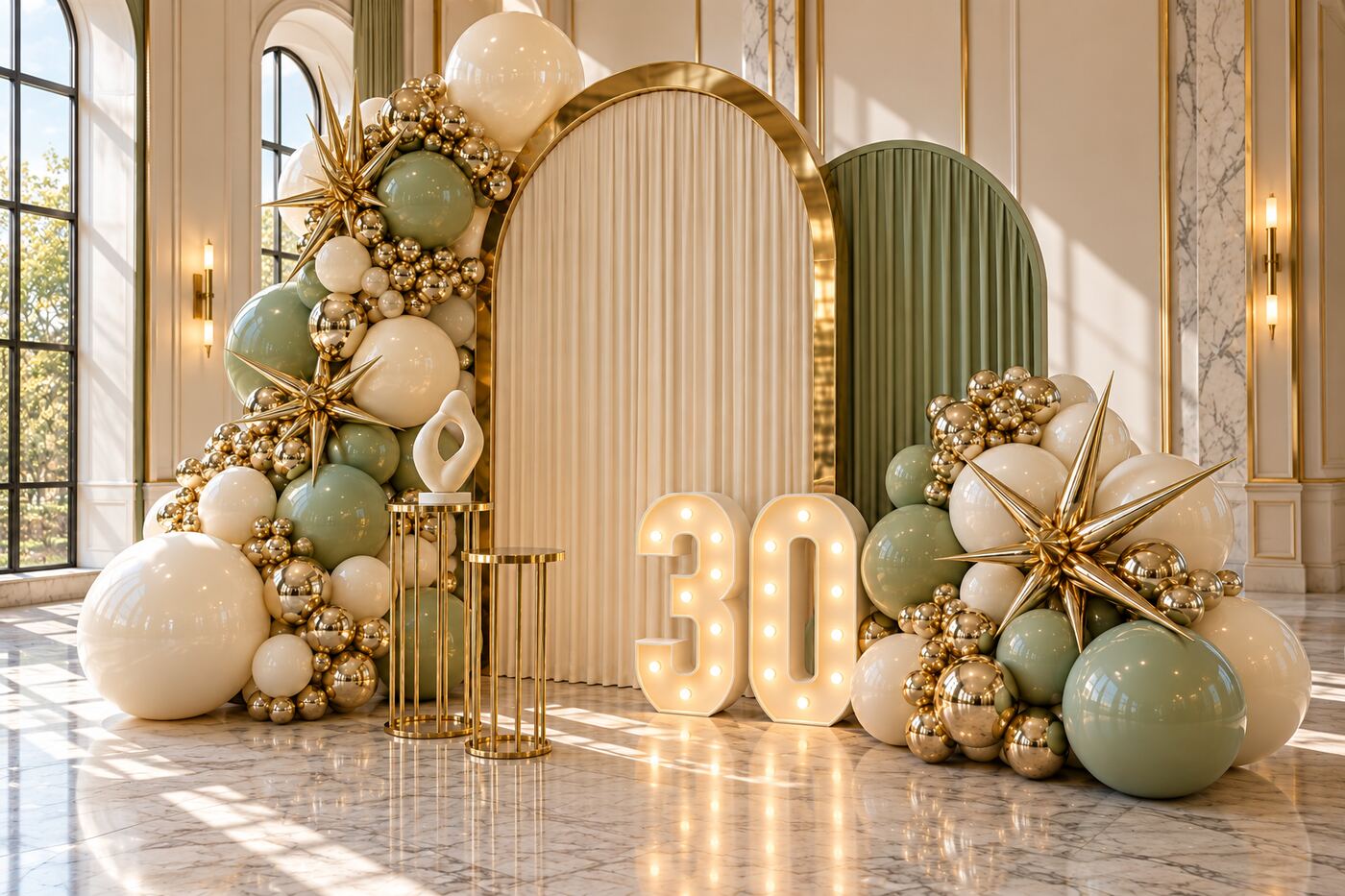 The Gilded Hour — Right three-quarter full installation