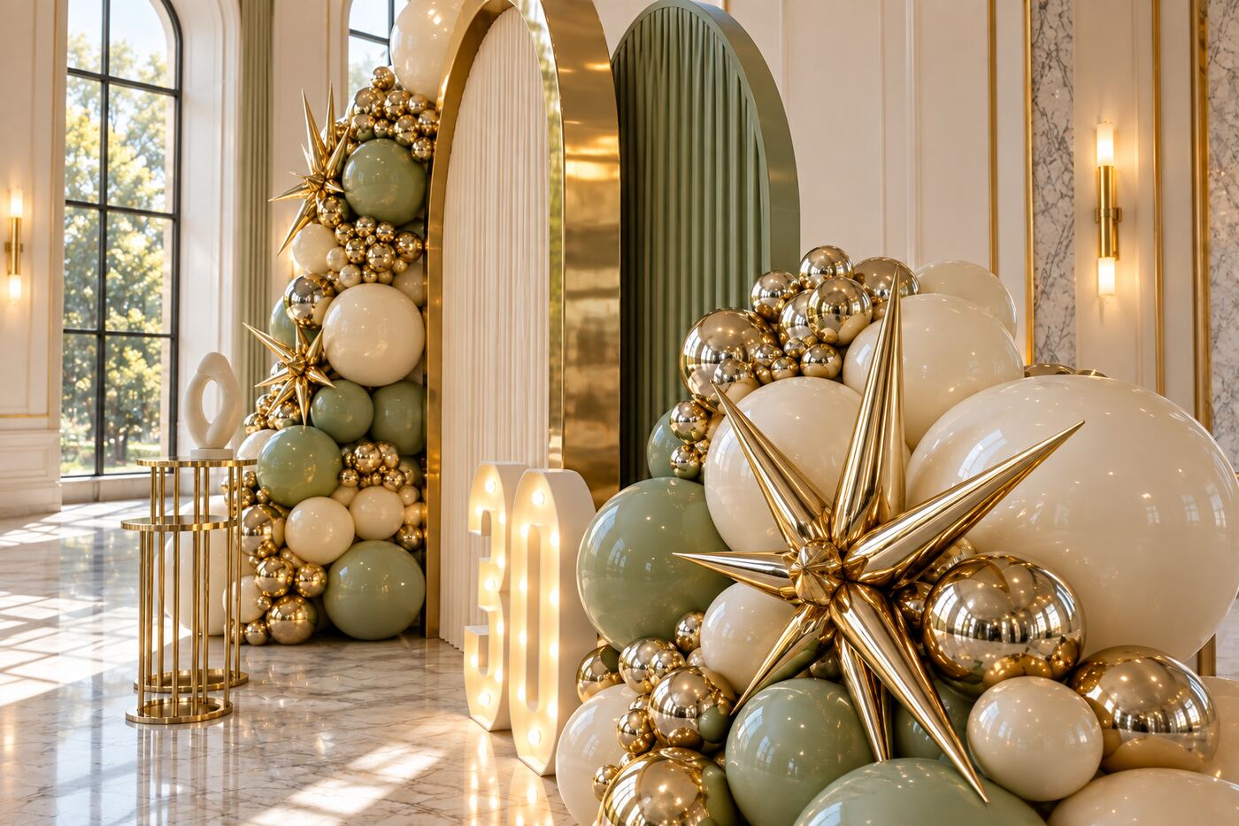 The Gilded Hour — Side view showing installation depth