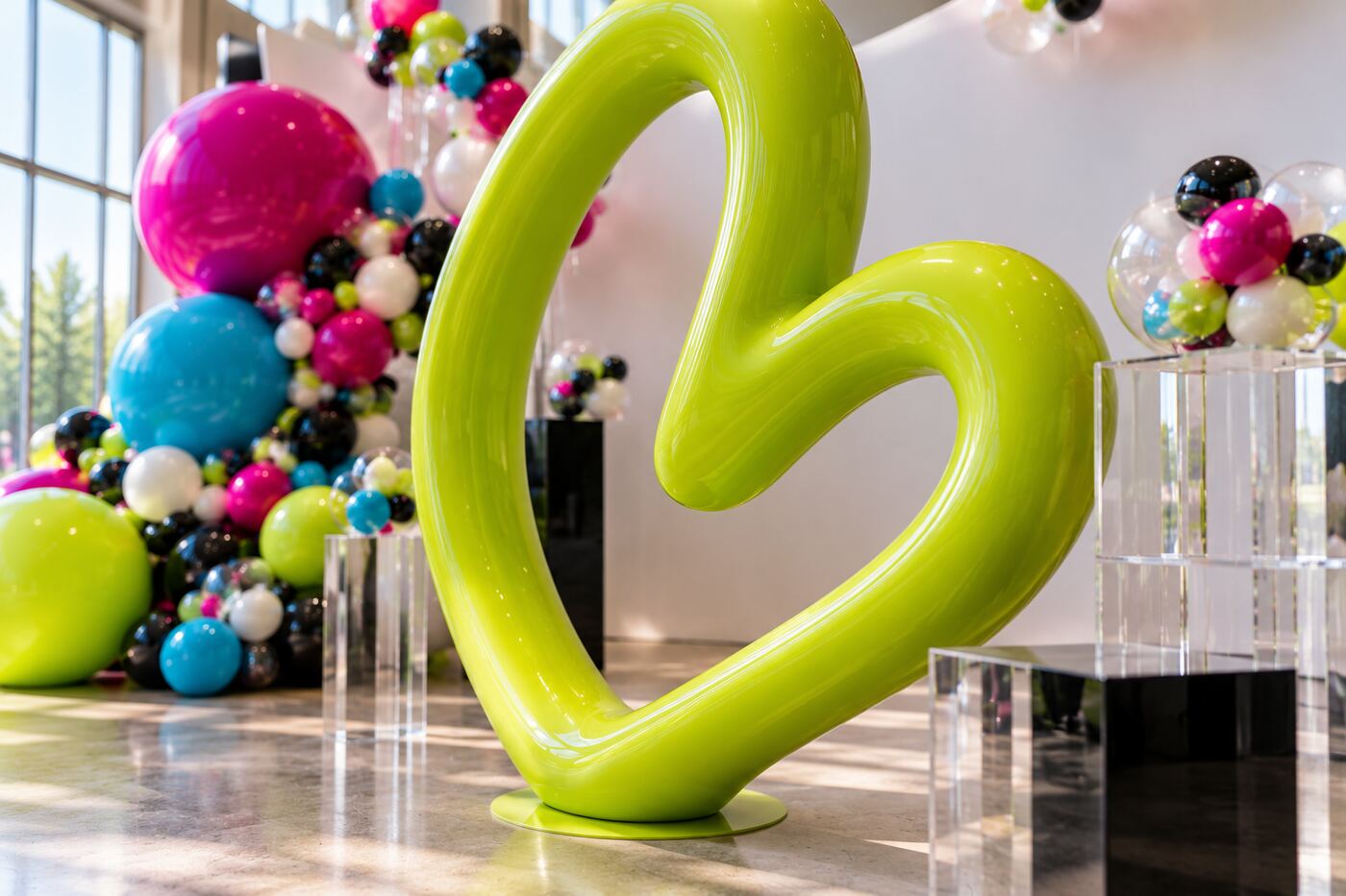 Heart of the Room — Close-up of the sculptural prop and materials
