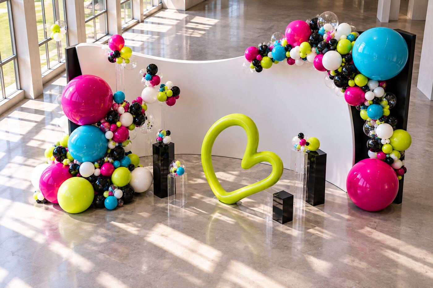 Heart of the Room — High-angle view of the installation