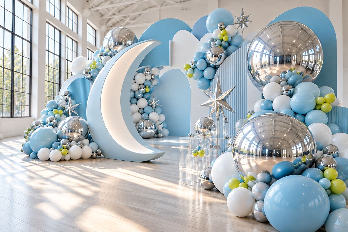Little Orbit — Full installation from the right