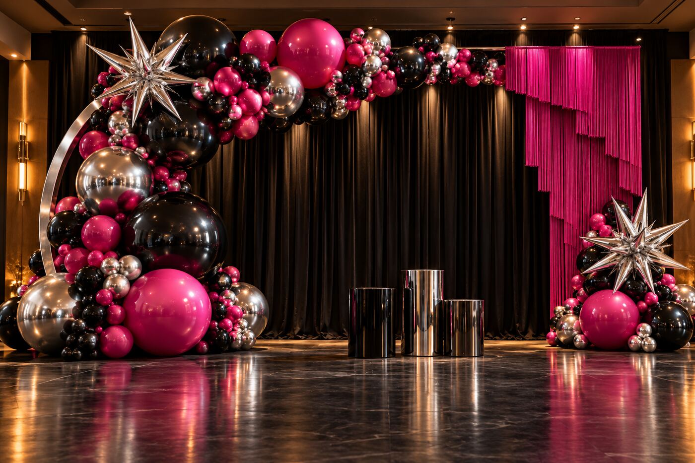 Midnight Celebration original event installation, complete wide front cover