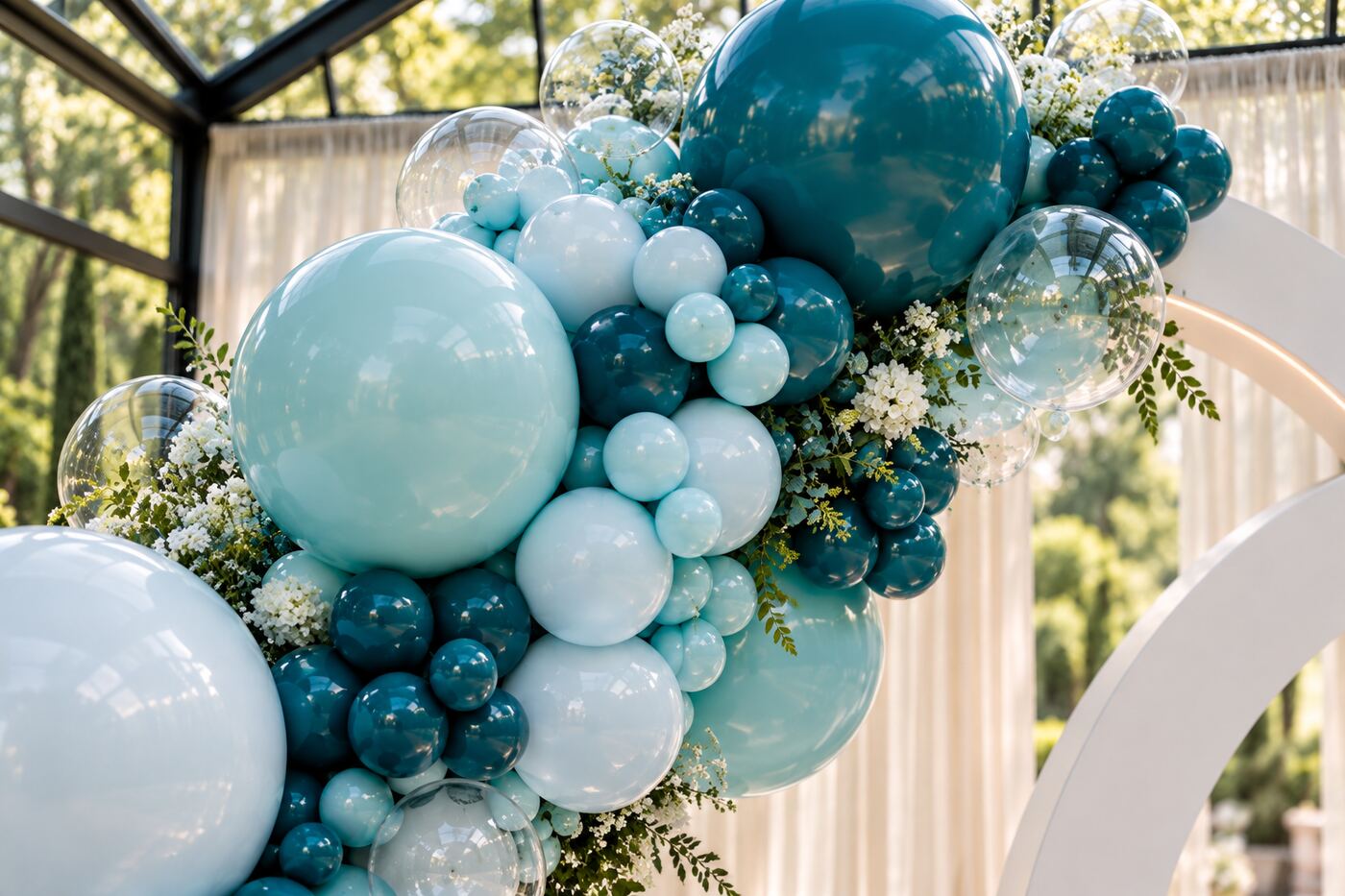 Tidal Luxe — Close detail of balloon layering